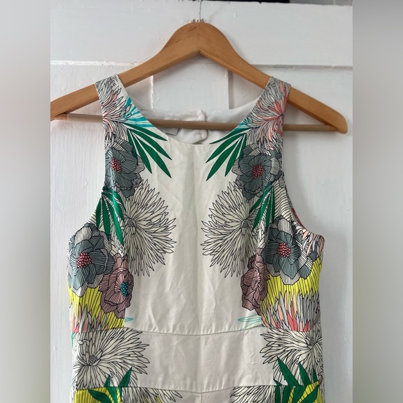 Corey Lynn Calter Anthropologie Women’s Floral Print Wide Leg Jumpsuit Size 2 - Picture 4 of 8